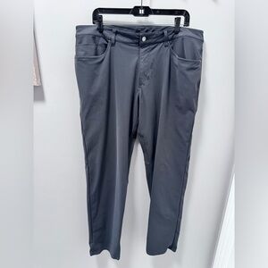 Mens Lululemon ABC pants dark charcoal worn once size 38
